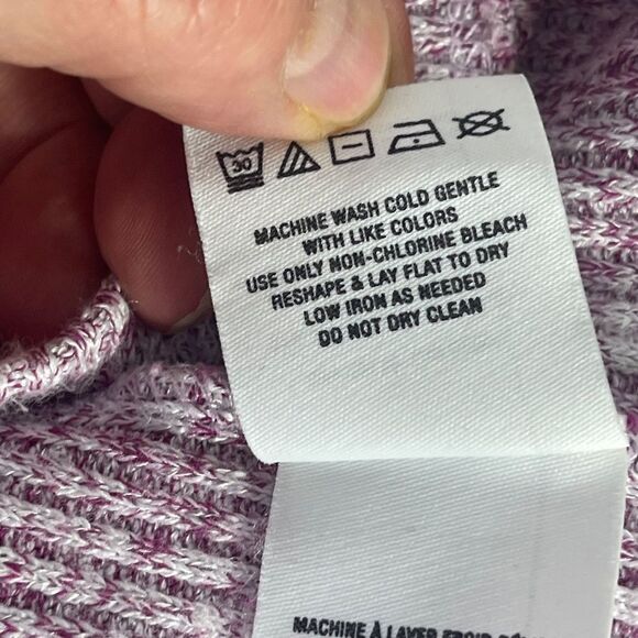 Anthropologie Maeve Purple Heather Racerback Knit Tank Top Sz XL - Picture 8 of 10